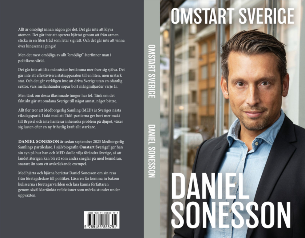 Omslaget till Omstart Sverige!